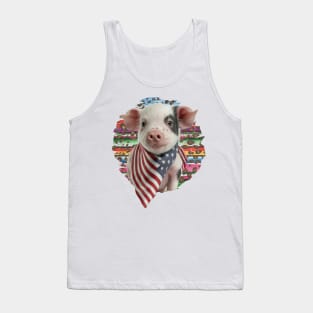 Patriotic Piglet Tank Top